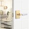 Sure-Loc Hardware Levanto Privacy Rosette, Satin Brass, Knurled Grip in Nickel LV102 SB GRIP-KN NI - alternate 3